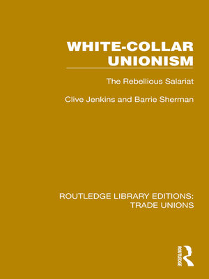 cover image of White-Collar Unionism
